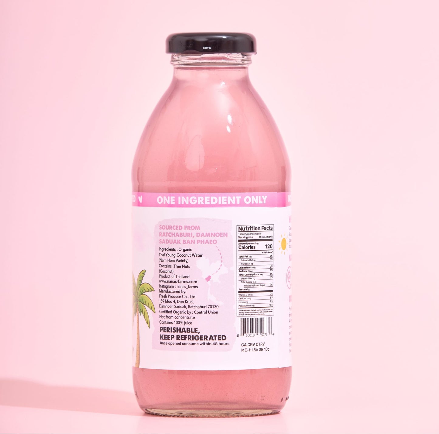 ORGANIC COCONUT WATER 16oz